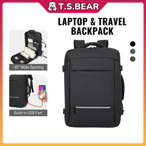 Travel Backpack Large Capacity Cabin Size Beg Naik Flight Beg Galas Lelaki Perempuan Beg Balik Kampung Laptop Bag B45