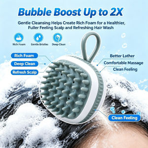 Portable Multifunctional Bath Brush Shower Brush Exfoliating Body Scrubber Massage Deep Clean Skin Care Tool