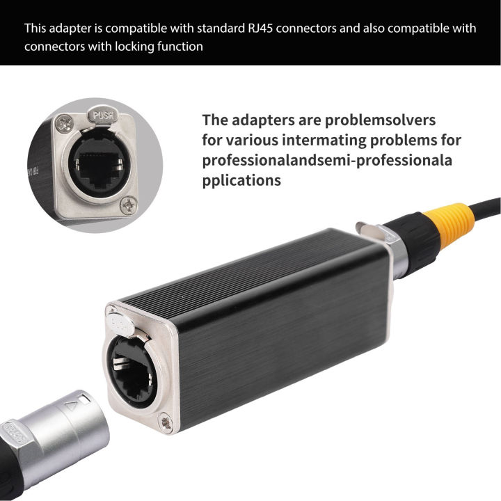 Docooler RJ45 Coupler mạ Vàng IP68 chống nước Ethernet Coupler Đầu nối ...