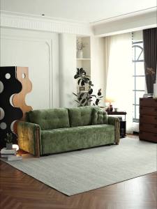 High end sofa bed with storage capacity foldable multifunctional and dual-use small-sized living room study room retractable sofa