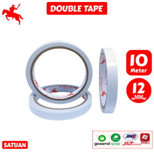 [TERMURAH] KSATRIA Tape Isolasi Bening 12mm / 24mm x 60 Yard -Pcs