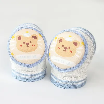 Elastic Baby Knee Pad Breathable Elbow Pad Brace Pad Cap Anti-slip Crawling Safety Protector Kid Knee Support