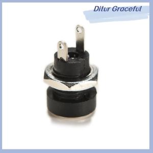 Ditur 10pcs DC Power Supply Jack Socket Female Panel Mount Connector 5.5 x 2.1mm