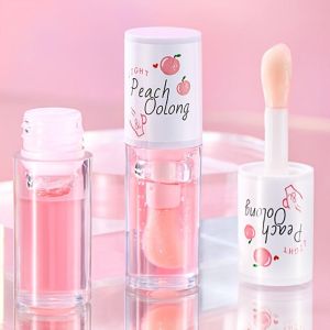 Son Bóng Dưỡng Ẩm Lâu Trôi Honey Milk 5g Dầu Dưỡng Môi Mềm Mịn Làm Mờ Viền Môi Chiết Xuất Mật Ong Đào