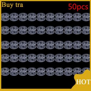 [Buytra] 10 50Pcs Plastic Bobbins Sewing Machine Spools for Threads Bobbins Accessories