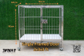 2x3x3 ft - Single Framed Door 304 Stainless-Steel Heavy-Duty Cage - Dog Cage/Crate - Pet Cage. 