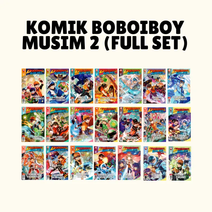 ANIMONSTA - Komik Boboiboy Galaxy Musim Ke-2 : Isu 1 - Isu 27 (2023 ...