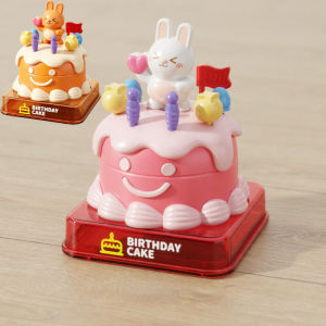 Perfect Mom and Baby Bounce Cake Toy Set Rabbit Trick Simulation Birthday Cake Play House Educational Gift Kids