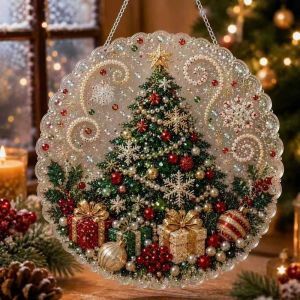 Lucky Star.my Christmas Diamond Painting Kit Pearl Beads Art Canvas With Wood Frame Diy Hanging Home Ornament