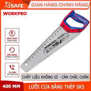 Cưa tay lưỡi cưa bằng thép SK5 kích thước 400mm (16 inches) Workpro - WP215005