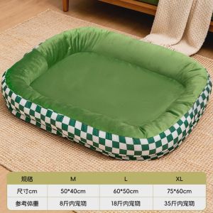 All-Season Washable Dog Bed for Small to Medium Dogs  Warm Winter Sleeping Mat