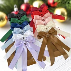 [COD] YUNZE Fashion Fabric Ribbon Bow Hairpin For Women Girls Hair Clips Solid Color Bow Hair Accessories