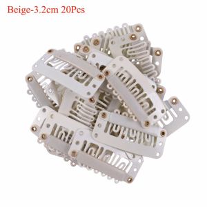 NO4 PANDA Invisible With Rubber U Shape For Hair Extension Wig Clips Hair Extension Clips Weave Toupee Clips Hair Snap Clips