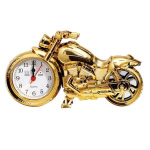 XYAX(XUNJIE) Modern Simplicity Multipurpose Funny Art Crafts Figurine Retrobedside Easy to Use Motorcycle Pattern Unique Gift Motorcycle Model Ornament Motorcycle Alarm Clock Bedside Clock
