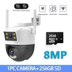 V380 Pro 5G Dual Lens CCTV Camera Connect Cellphone CCTV Camera No Need Internet With Two Way Audio Wireless Camera Waterproof Night Vision Security Alarm
