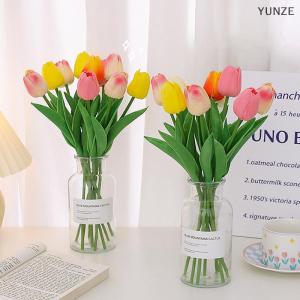 [COD] YUNZE 1PCS Tulips Artificial Flowers Real Touch Flowers Tulip Bouquet Decor Tulips Flower For Home Wedding Decorations