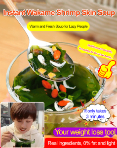 Delicious breakfast in dormitory wakame soup nocook breakfast restaurant