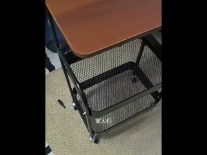 🇸🇬 Ready Stock Rolling Side Table Trolley Bedside Storage Cart Mobile Snack Organizer Kitchen Rack