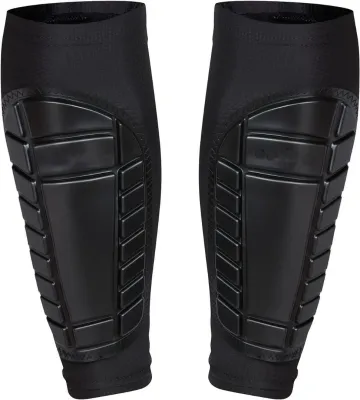 PROMAX Shin Guards Soccer Shin Pads Calf Compression Sleeve with D3O Pads Support for Shin Splint Baseball Boxing Kickboxing MTB Lightweight (1PAIR)