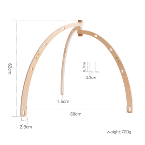 Baby Wooden Gym Frame Gym Activity Bird Tripod Gym Frame for Toddle Play Gym Mobile Hanging Sensory Toys Baby Room Decorations2026