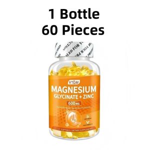 VTEAY Magnesium Glycinate Capsules Vitamin c Fish Oil For Neuromuscular Immune Health Promote Sleep