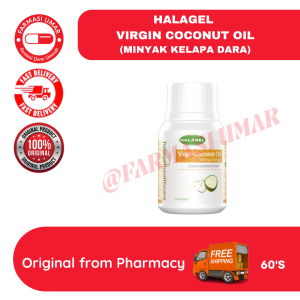 Halagel Virgin Coconut Oil 60’ Softgel  MINYAK KELAPA DARA