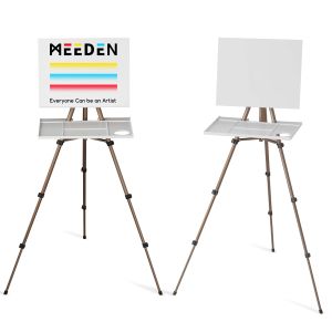 MEEDEN Plein Air Easel for Painting: Adjustable Travel Watercolor Easel Stand for Adults- Collapsible Portable Tripod for Artists