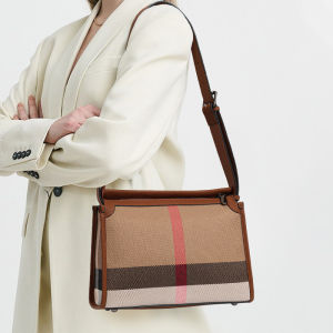 Aidrani กระเป๋าถือสี่เหลี่ยมขนาดเล็กลายสก๊อตระดับไฮเอนด์ใหม่กระเป๋าสะพายข้างสะพายหนังลำลองและอเนกประสงค์