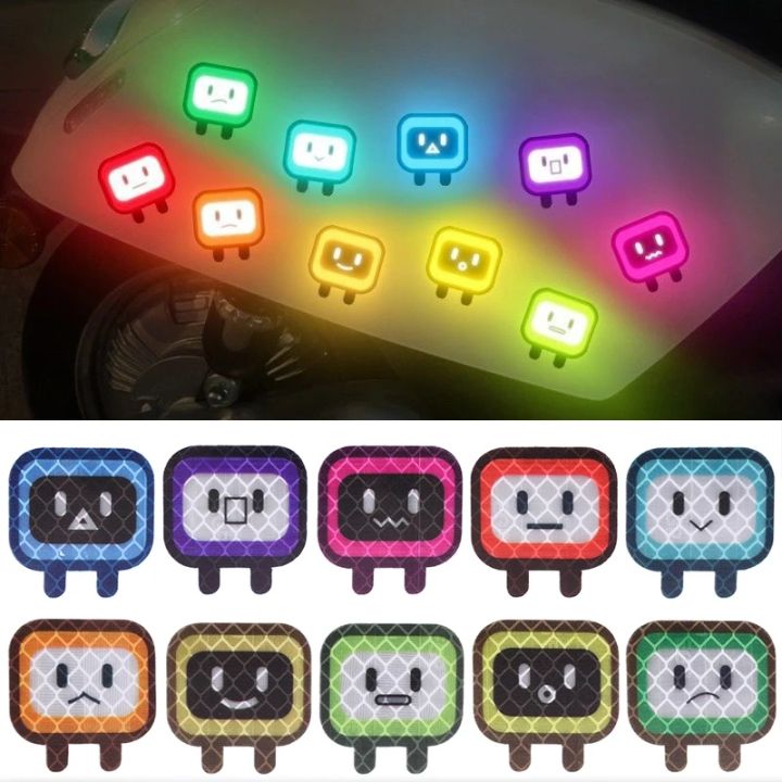Intensity Grade Reflective Square Man Shape Safety Warning Tapes Car ...