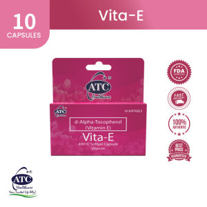 ATC Vita-E With 400iu D-ALPHA 30s Softgel FDA Approved Anti-Aging Antioxidant Skin & Eye Health