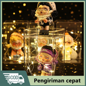 kotak display pajangan popmart action figure transparan