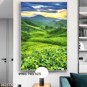 Tranh gạch khổ dọc đẹp trang trí