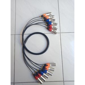 kabel snake input isi 6ch lengkap jeck canon xlr 1/2/3 meter kabel asesoris