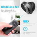 🔥BUY 1 SAVE ₱100 🔥 Philippine Free Shipping（COD） Portable Bladeless Fan 220V Rechargable Electric Fan Wall-mounted Fan with Remote Control Desk leaflessle Fan Air Conditioner Stand Fan no-Leaf air purifier fan For Home Office. 
