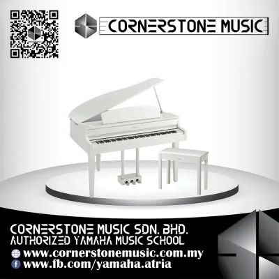 Yamaha Clavinova Digital Piano CLP-765-GP *Pre-Order* ( CLP 765 GP / CLP765 GPWH / CLP765GPP ) - PWH / Polished White | Cornerstone Music