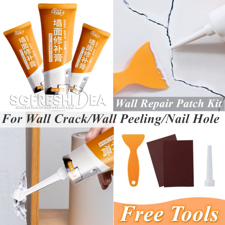 Wall Repair Patch Kit Mending Agent Paste Fix Crack Nail Hole Plaster
