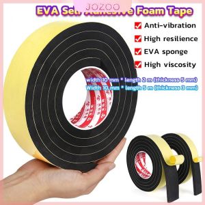 Jozoo EVA Foam Tape Self Adhesive Door Seal Strip Anti-Collision Window Gap Filler 5m/2m