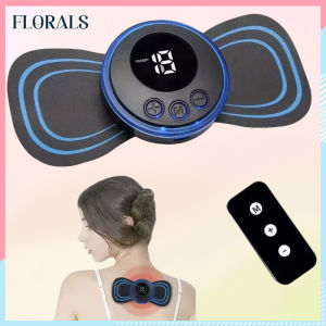Mini Portable EMS Neck Massager Electric Neck Stretcher For Cervical Muscle Pain Relief And Shoulder Relaxation Massage Patch