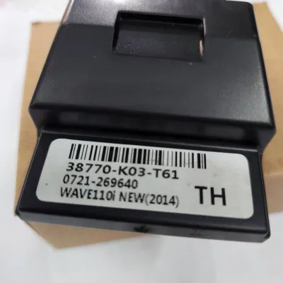 กล่องไฟ ECU สีดำ รอบมาไว WAVE110i ปี 2014-2018 **ใส่ได้เฉพาะรุ่นที่ระบุไว้เท่านั้น**