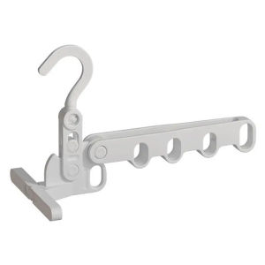 Foldable Clothes Hanger 5 Holes Folding Drying Rack Heavy-Duty Drying Rack 360 Degree Hook Portable Travel Hanger 五孔晾衣架