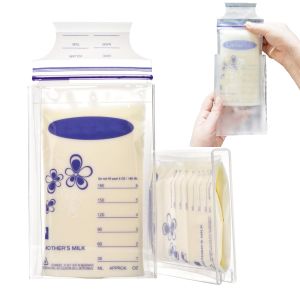 Freeze Flat Breast Milk Storage Bag Breastmilk Freezer Flattener Kit Make Mothers Milk Bags Organizer Even to Save Refrigerator Space  Fit 3 4 5 6oz 2-Pack