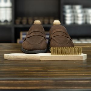 Suede Brass Brush - Bàn chải Da Lộn sợi Đồng chuyên dụng mật độ sợi cao