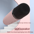 K12 Mini Karaoke Wireless Audio Speaker Bluetooth Microphone Portable Home KTV Karaoke Machine RGB. 