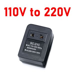 Step Down/Up 100watt - Ac 220v To 110v/110v To 220v Ac Power Voltage Converter 20w Adapter Travel Charger Transformer Regulator