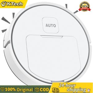 【Free Shipping】 Wireless Robotic Vacuum with 1000Pa Suction Power Automatic Sweeping USB Rechargeable Smart Home Robot