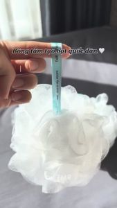Bông Tắm Tròn TMR Trắng - Tạo Bọt Mịn Làm Sạch Sâu Êm Dịu Cho Da