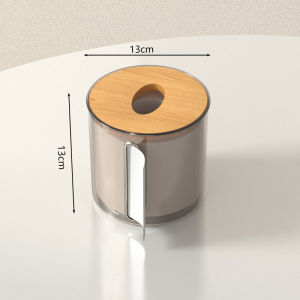Nordic Minimalist Premium Wood Tissue Box Holder Organizer for Home Office Sleek Tissue Dispenser