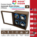 Watch Winder Box for Automatic Watches Double Winders Quiet Japanese Motor 5 Rotation Mode Luxury Gift Wood High-End. 