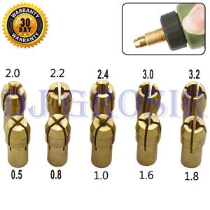 Brass Collet Kuningan Mini Grinder Drill Bor Chuck 0.5 s/d 3.2mm - Isi 3 Pcs