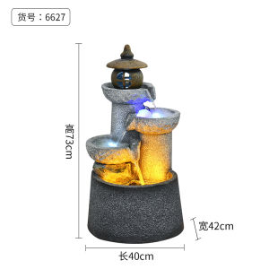 Home Decoration Items Water Fountain Decorative Accessories Water Fountain Indoor Water Fountain Indoor Feng Shui Office Circulating Water Garden Landscape